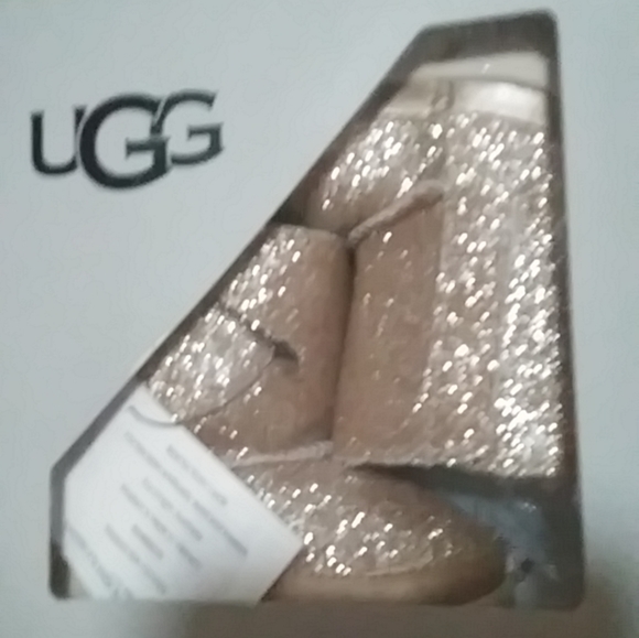 UGG Infant Keelan Glitter Boots NIB - Picture 3 of 4